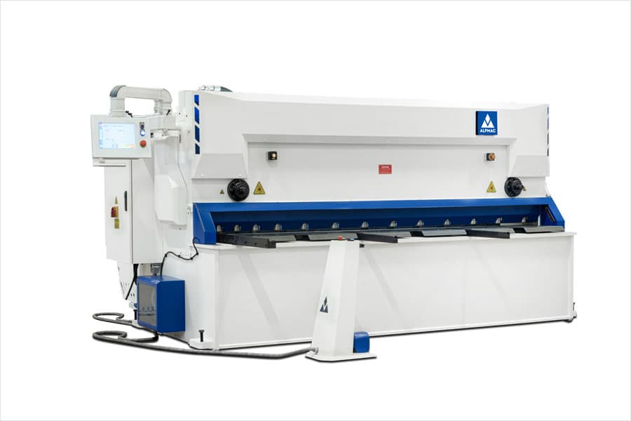 ALPMAC Modello V - cesoia a ghigliottina idraulica CNC